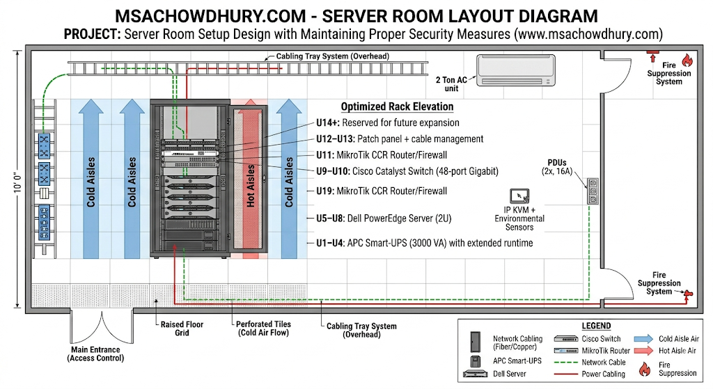 Server Room Setup Design