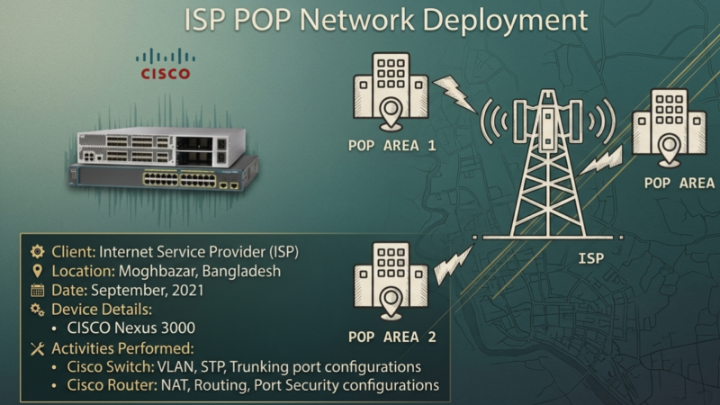 CISCO POP Switch & Router Configuration for ISP | MSAChowdhury